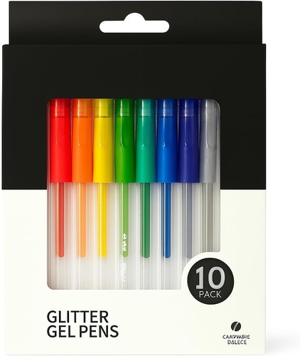 Rohans glitter gel pens pack - gel,