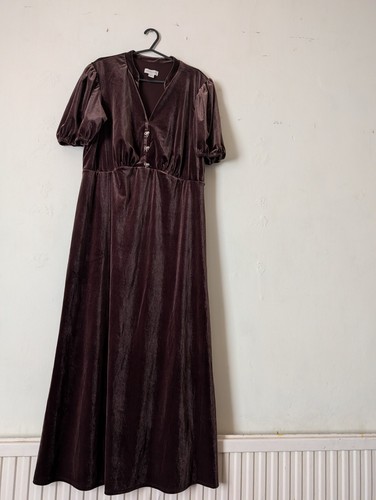 Monsoon veronique velvet maxi - monsoon,