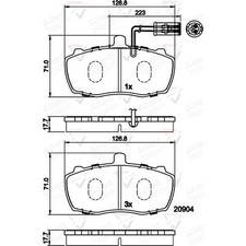 Brake Pads Set For LTI TX 2.5