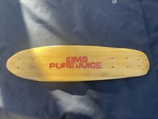 Vintage Sims pure juice skateboard