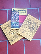 3 Beekeeping Books, Queen Rearing Simplified, The Beekeepers Annual x 2
