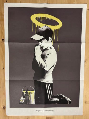 Banksy forgive our - “forgive, us