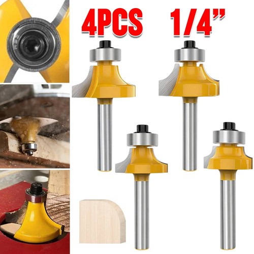 4pcs shank round - 1/4",