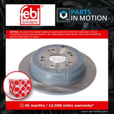 2x Brake Discs Pair Solid fits