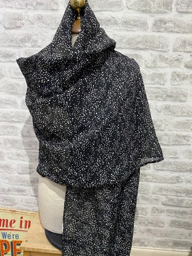 Primark chiffon scarf black