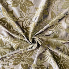 VELVET FLOCK TAFFETA Fabric