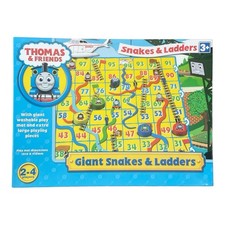 Thomas & Friends Giant Floor Mat Snakes & Ladders Game 100% Complete Boxes