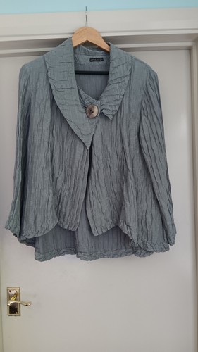 Grizas crinkle silver grey - grizas, silver/grey