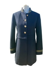 Zara Navy Military Style Frock