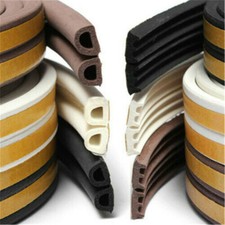 Rubber Seal Weather Strip Foam Sticky Tape for Door Window Draught Excluder