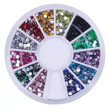 Nail Manicure Art Design Decoration Detail Gems Crystal Rhinestones Studs Kit