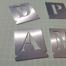 STEEL ALPHABET STENCILS