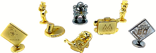 Monopoly tokens crying baby - tokens:,