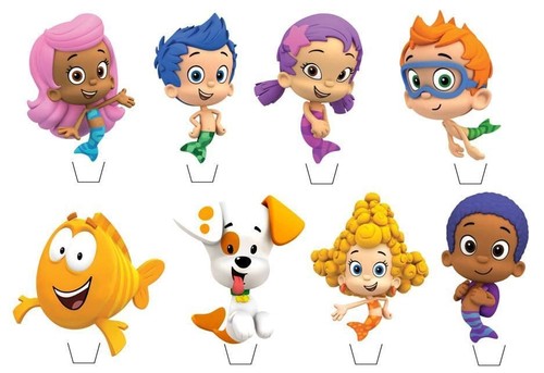 Bubble guppies edible wafer - bubble,