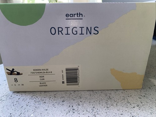 Earth origins black leather - black,