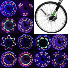 1pc 42 Patterns LED Colorful Bicycle Wheel Tire Spoke Signal Light For Bike