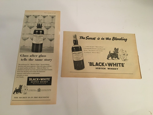 Black white scotch - white,