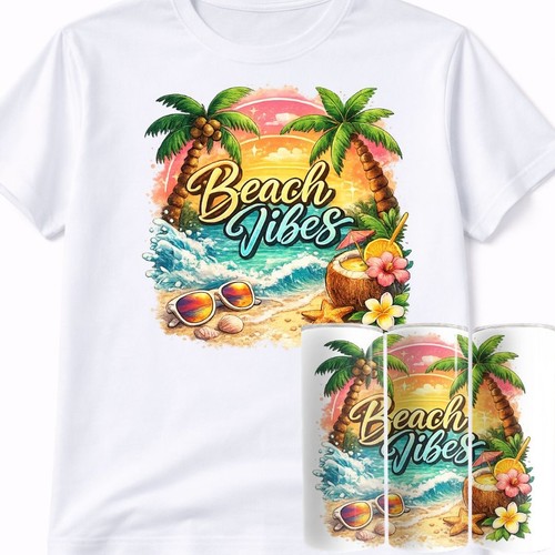 Beach vibes matching shirt - vibes,
