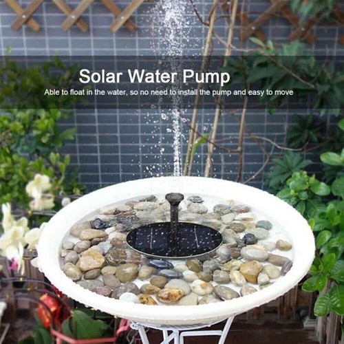 Solar water fountain - solar, pump