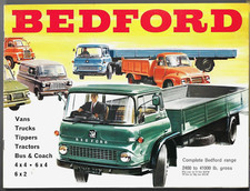Bedford Range 1964-1965 UK Market Brochure HA CA JO J-Type TK R-Type Bus Coach