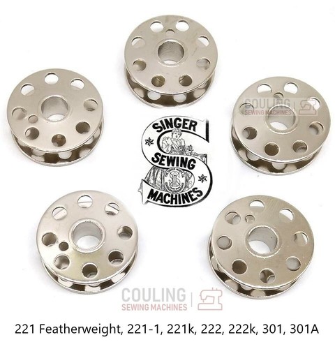 Sewing machine metal bobbins - metal,