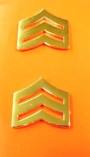 SGT Chevron Rank Insignia Pin