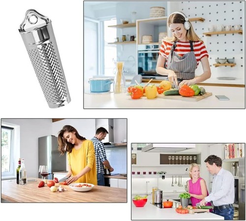 Stainless steel nutmeg grater - stainless,