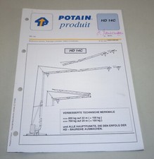 Product Datasheet Potain Crane