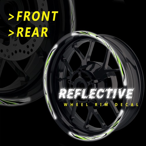 Reflective wheel decal - reflective,