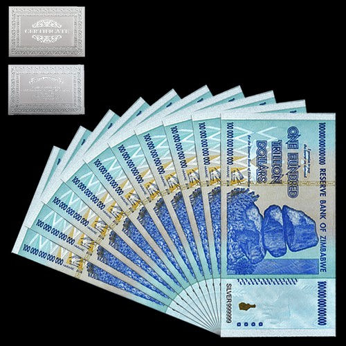 Zimbabwe one hundred trillion - zimbabwe,