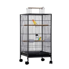 Large Bird Cage Rolling Stand