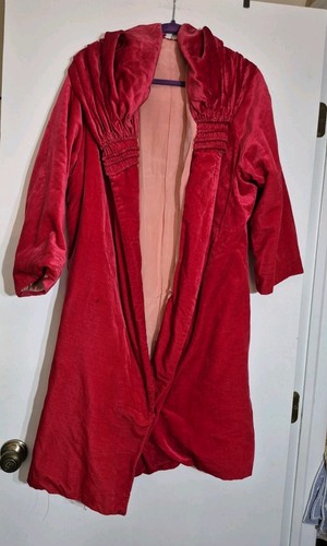 Red velvet silk 1920s - 💥,