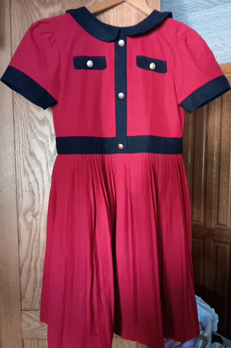 Patachou red peter pan - , collar