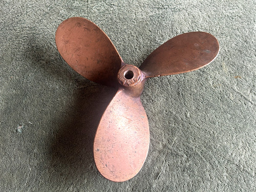Used brass bronze blade - used, brass/bronze