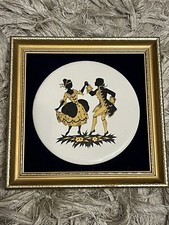 Harleigh China Co Silhouette Series Ceramic Picture
