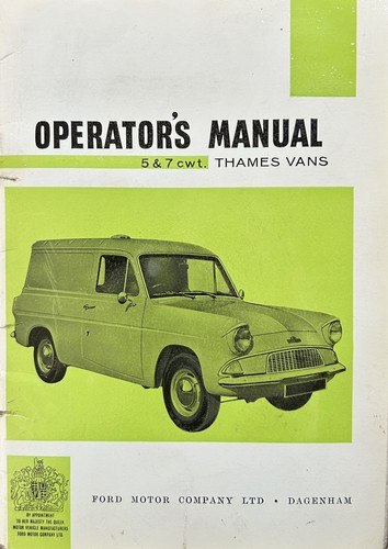 Ford thames van cwt - thames, 5&7