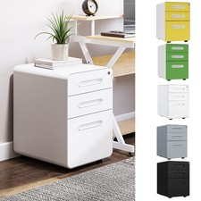 3 Drawer Modern Steel Filing