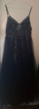 Dark Blue Prom Dress Stacees