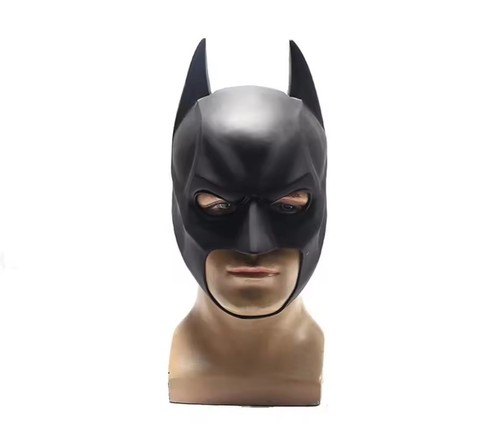 Batman latex mask - latex, horn