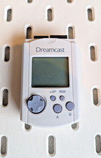 Official Visual Memory Unit VMU Sega Dreamcast - Whitened, new batteries