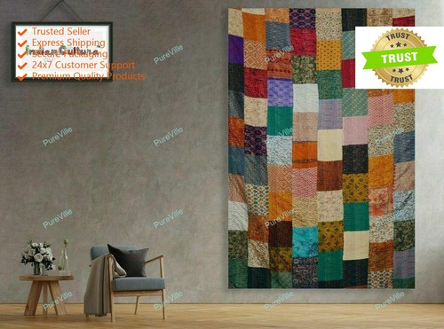 Kantha patchwork multi - patchwork,
