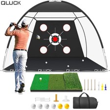 10x7ft Golf Practice Net Hitting Training Driving Chipping Indoor Swing Outdoor