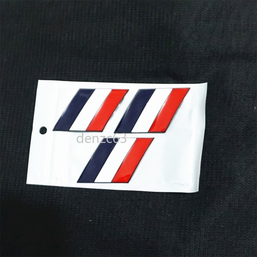 Matte black france flag - 3x,