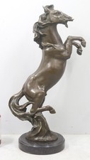 Rearing Horse Large Bronze