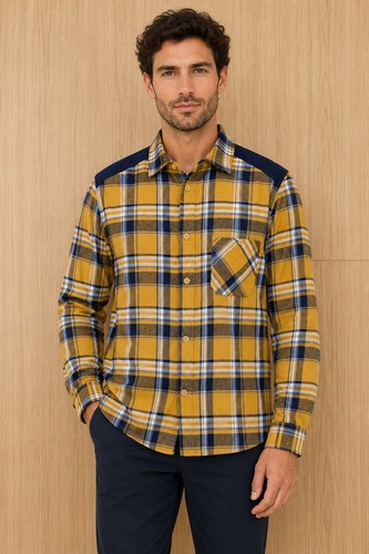Cotton traders mens mustard - traders,