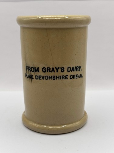 Old advertising cream jar