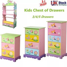 Wooden Kids Chest of Drawers -