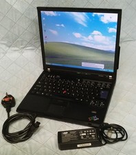 Vintage IBM Lenovo ThinkPad T60 - Intel Dual Core, 2GB, 160GB HD, Windows XP Pro