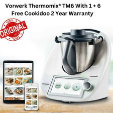 100% Original Vorwerk Thermomix® TM6 With 1 + 6 Free Cookidoo 2 Year Warranty UK