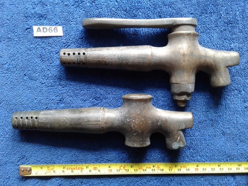 Antique brass barrel tap - brass,